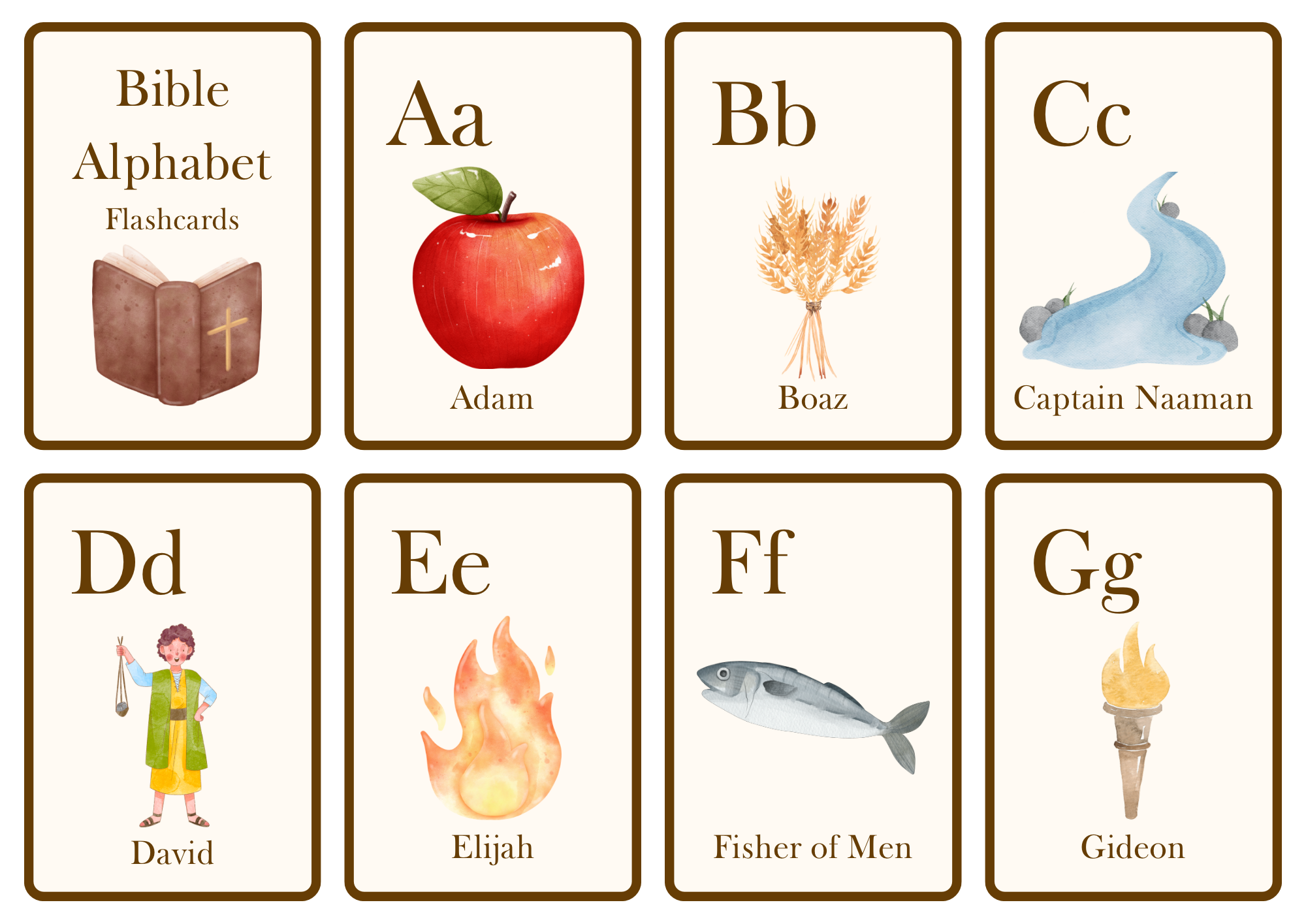 Bible ABC Flashcards